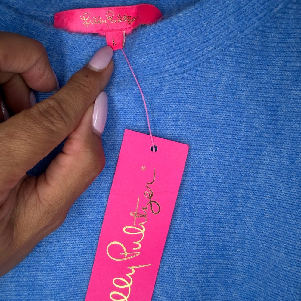 Lilly Pulitzer Blue Knit Top - Picture 6 of 9